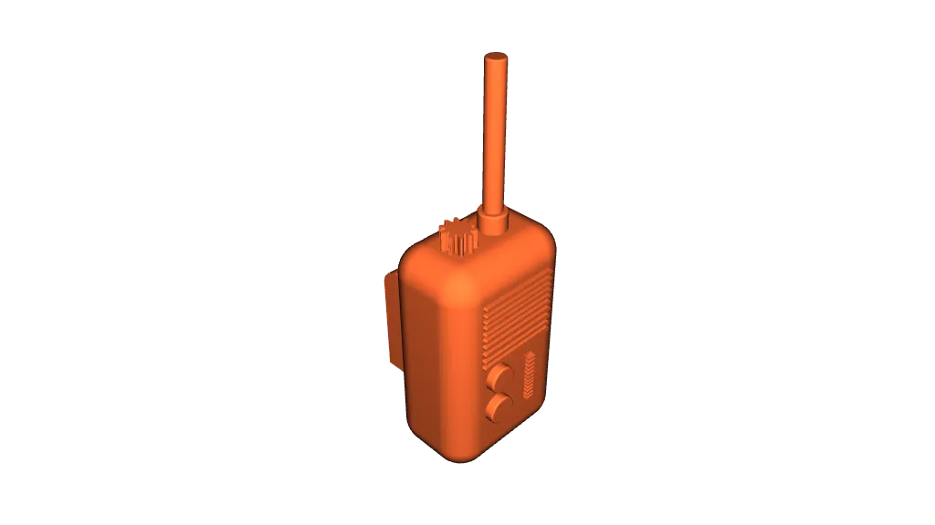 Walkie Talkie Prop by The3dPrintGuy | Download free STL model ...