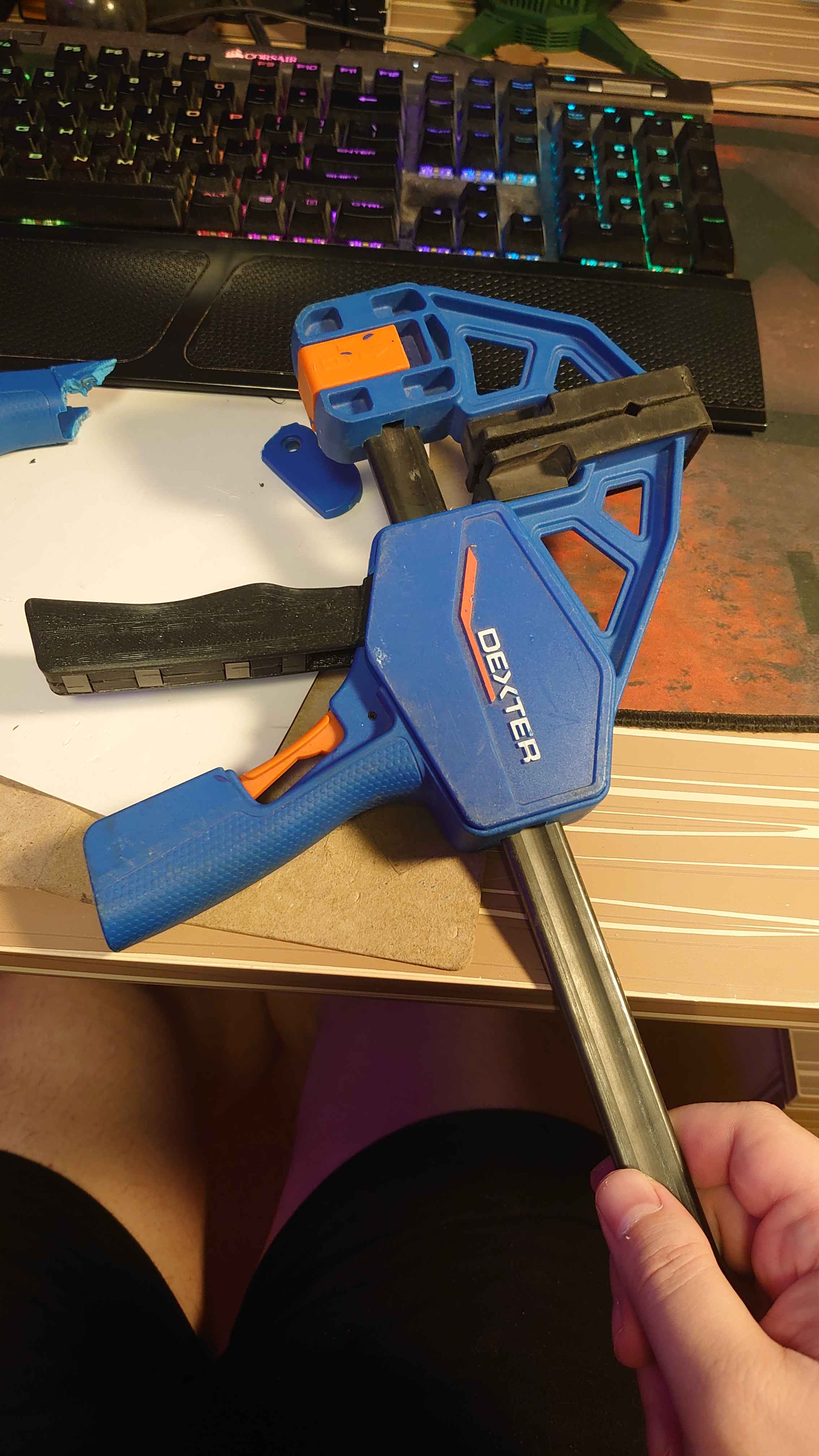Dexter quick clamp handle