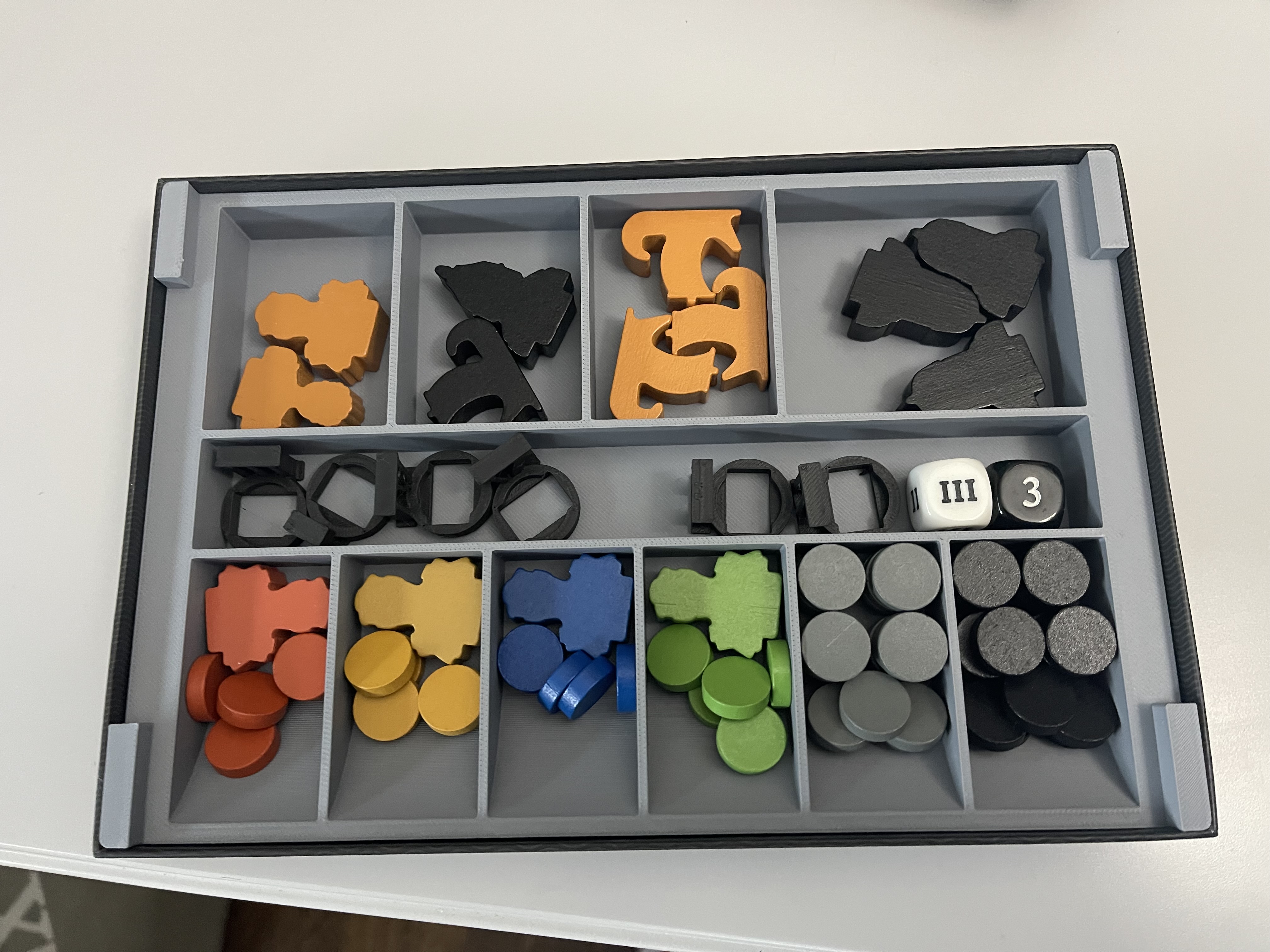 Tetrarchia Board Game insert