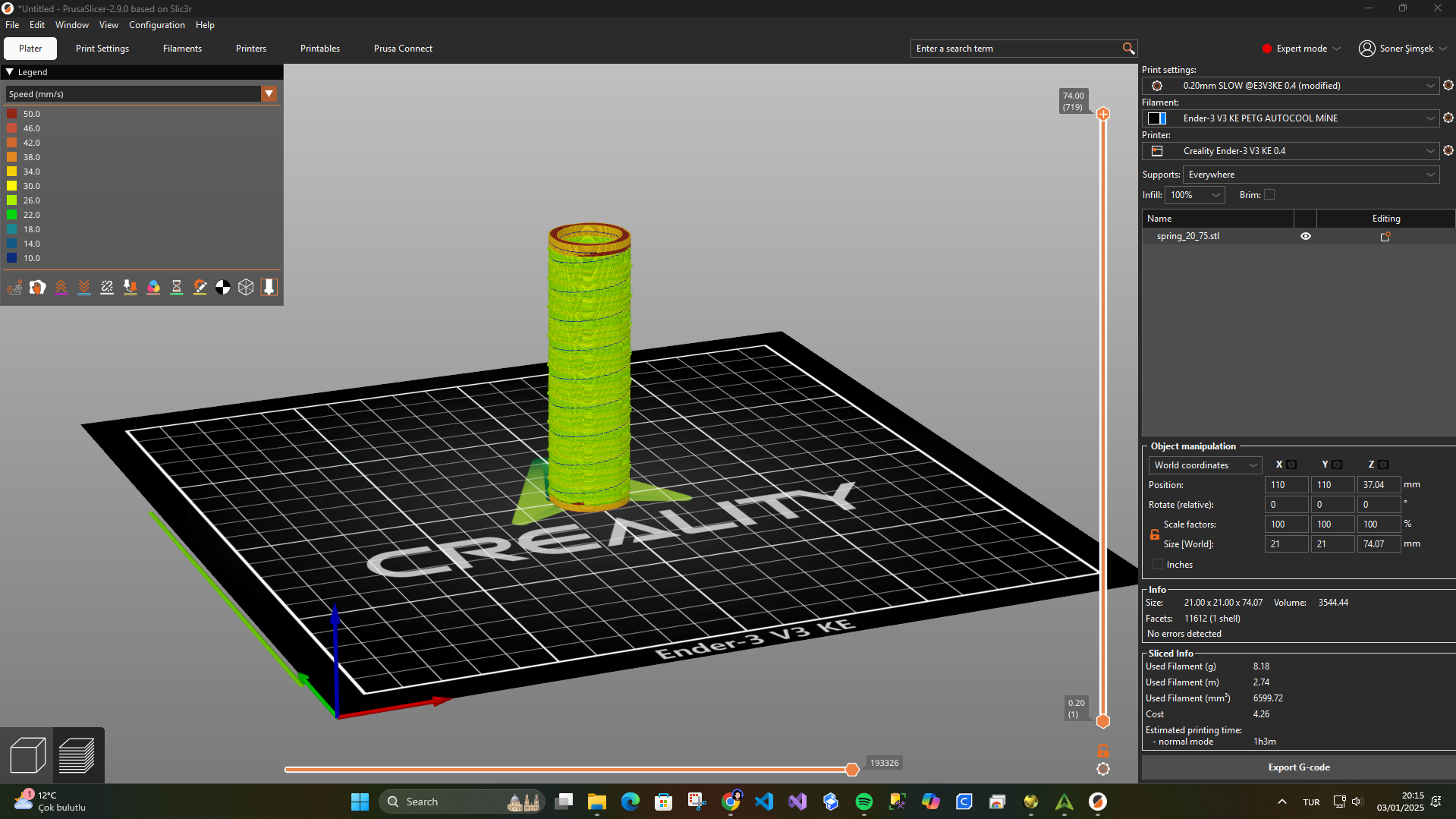 Miniatura 2 do modelo 3D Spring Generator [UNDER DEVELOPMENT]