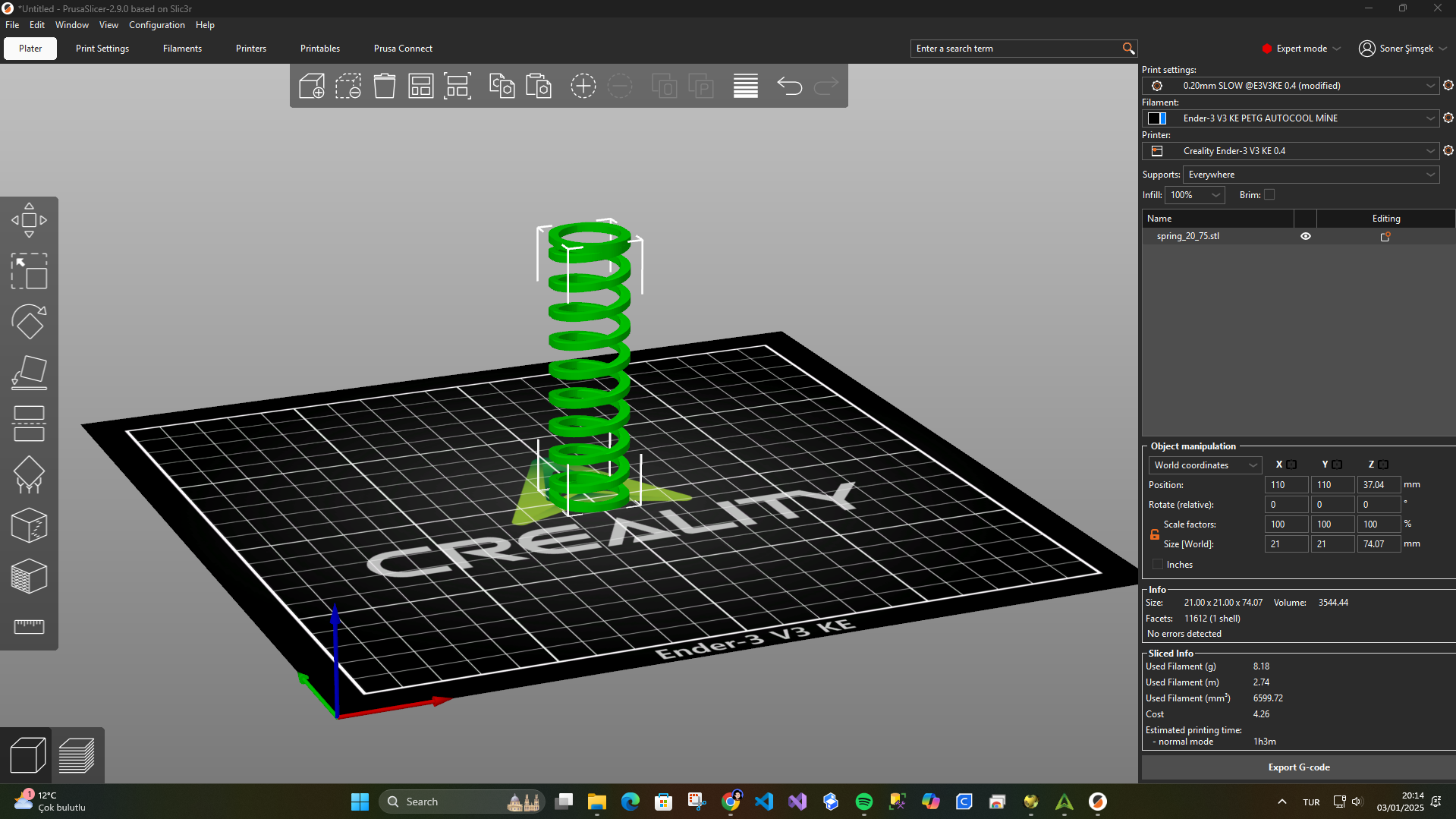 Miniatura 3 do modelo 3D Spring Generator [UNDER DEVELOPMENT]