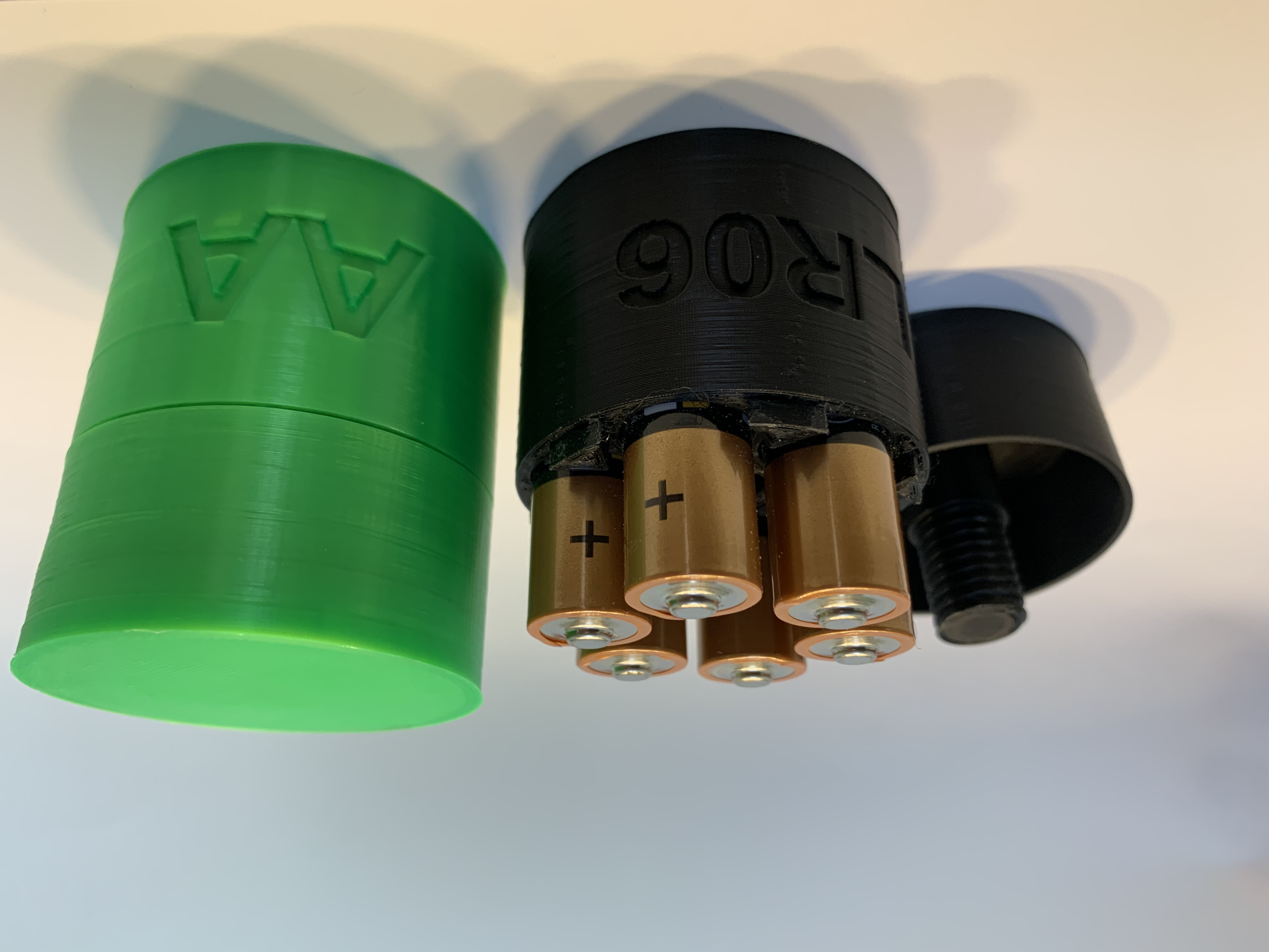 AA Battery container