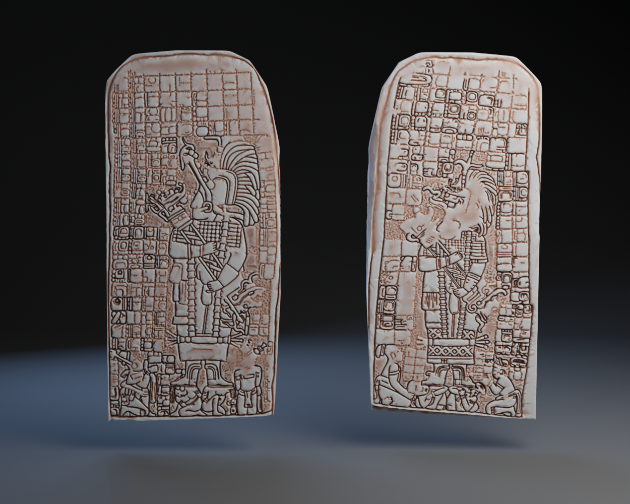 Stela 1 of Maya Queen Lady K'awiil Ajaw