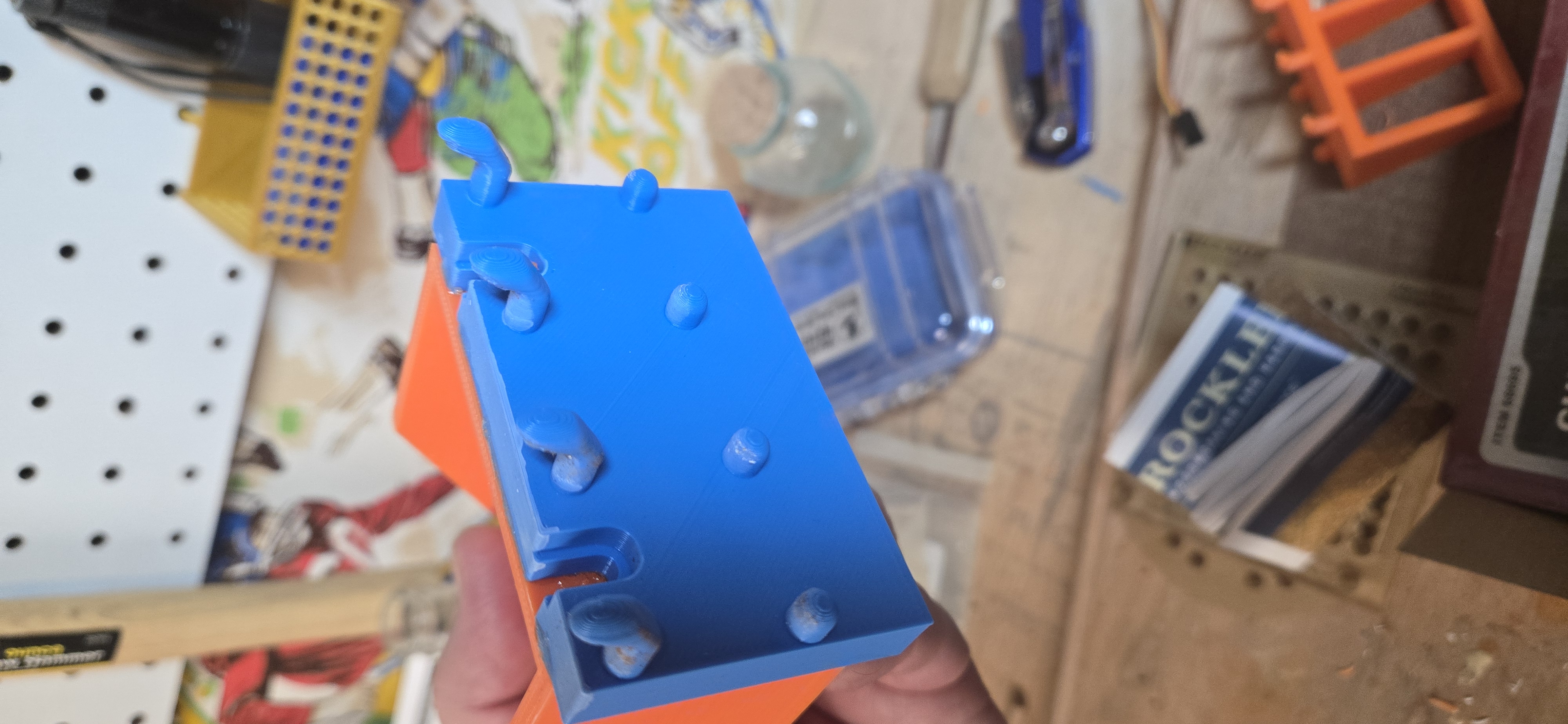 Pegboard Plate adapters for various organization purposes
