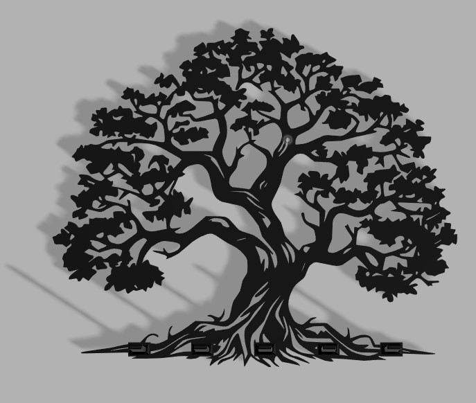 key board/holder tree