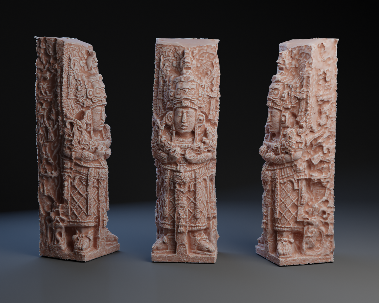 18-Rabbit Lord : Stela B from Copan