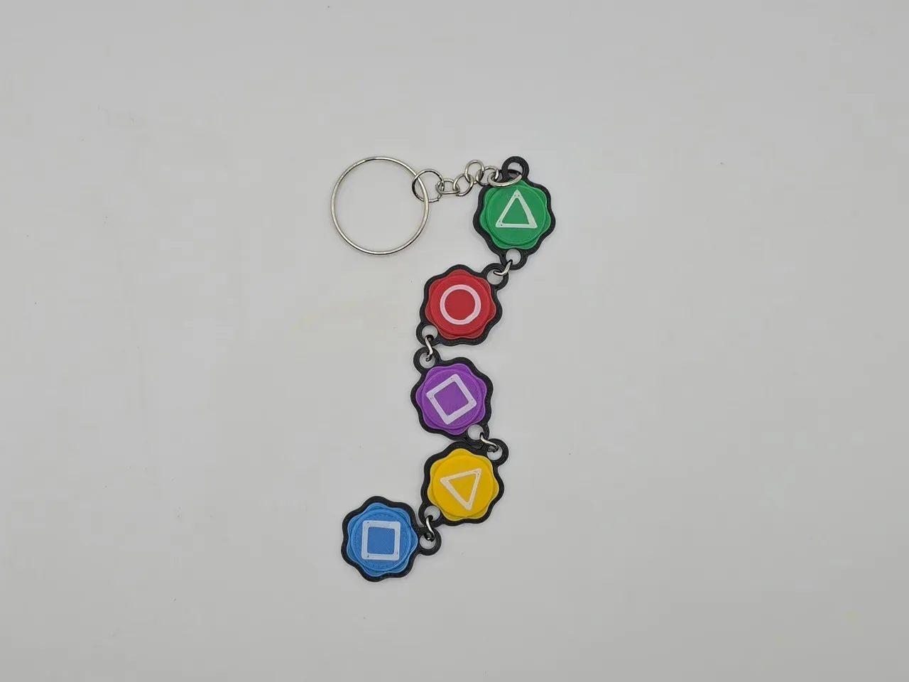 Pendentif Clé Squid Game - Collier Cosplay Fan Série Netflix Avec Croix Et Trou De Serrure - 4