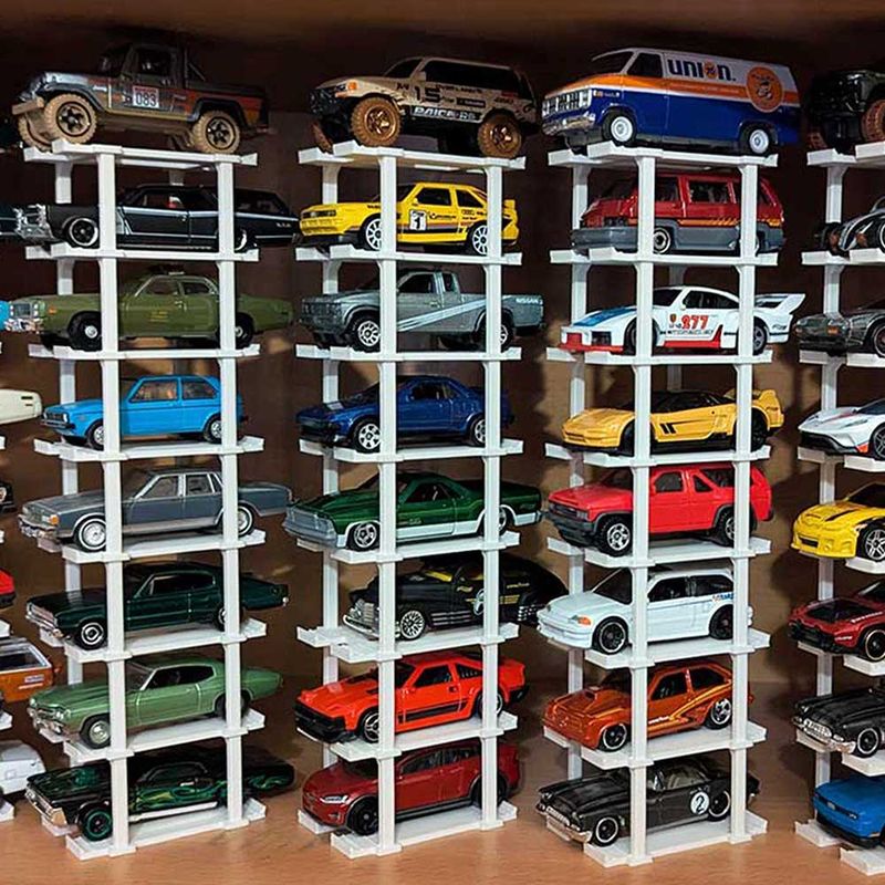 Hot Wheels & 1/64 Stackable Display Stand Garage by