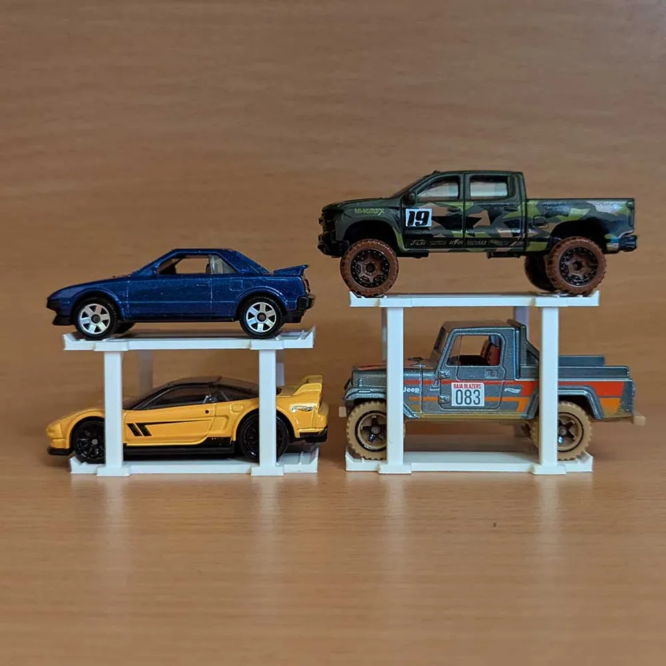 Hot Wheels & 1/64 Stackable Display Stand Garage by
