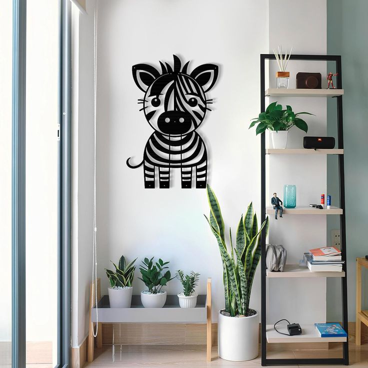WallArt - Baby Zebra 001
