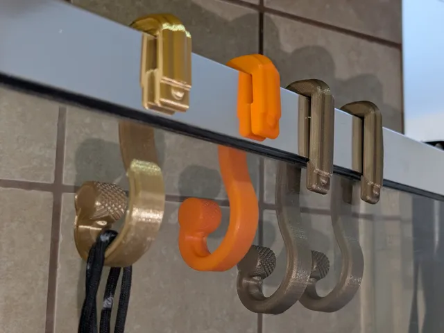 Extended Shower Door Hook