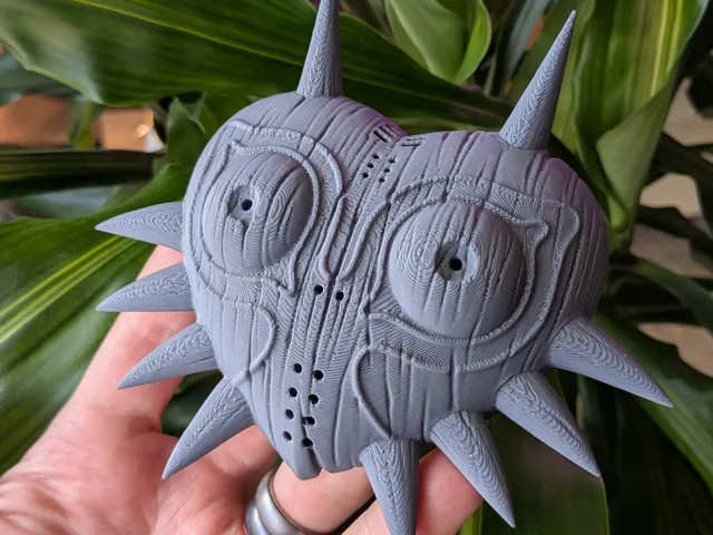 Majora's Mask Woodgrain Flat Back / Embedded Magnets