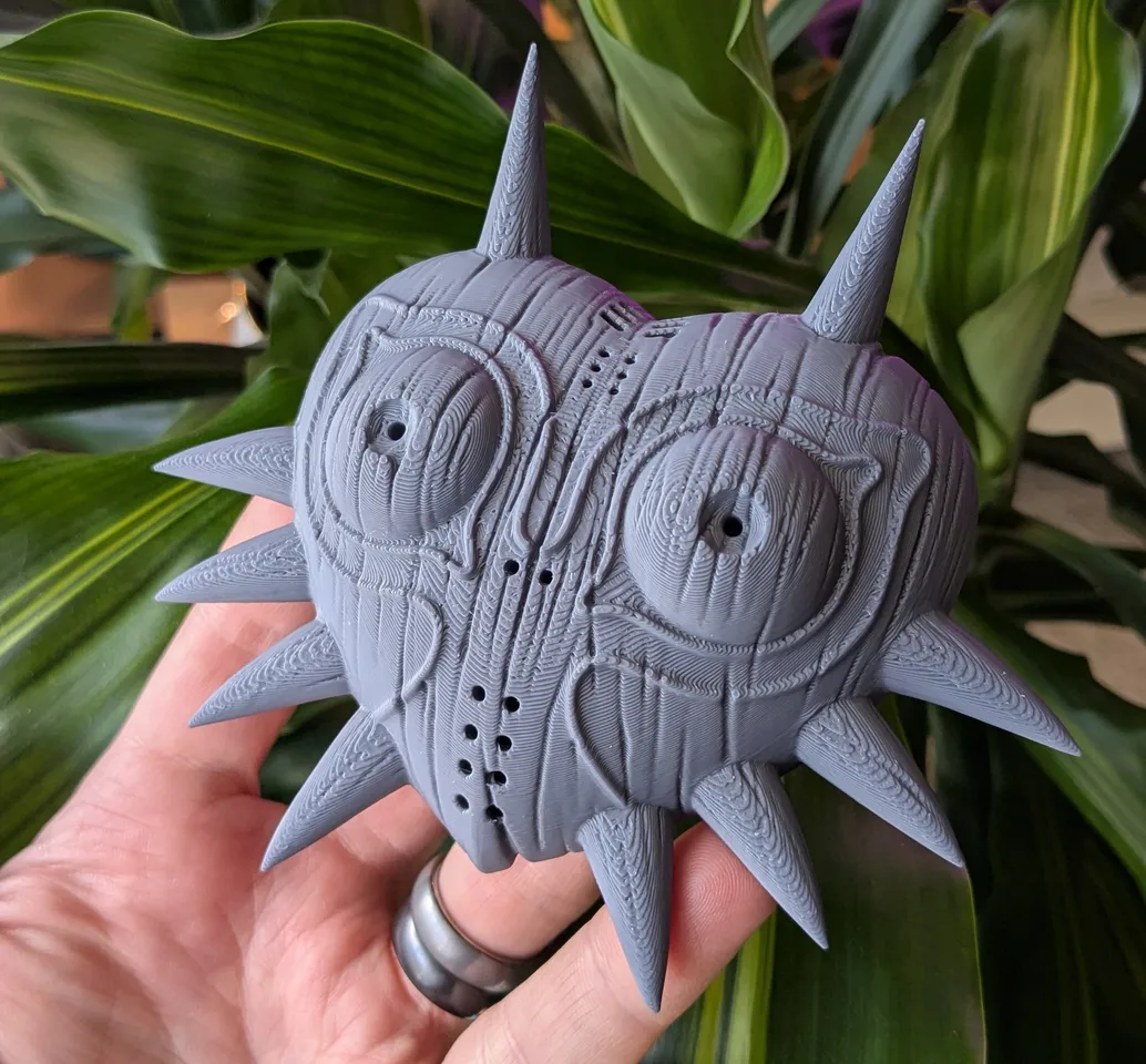 Majora＇s Mask Woodgrain Flat Back / Embedded Magnets by KNfLrPn