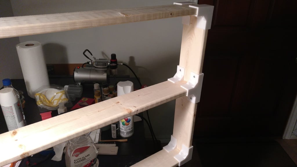 Miniatura 2 do modelo 3D Modular Shelf Brackets