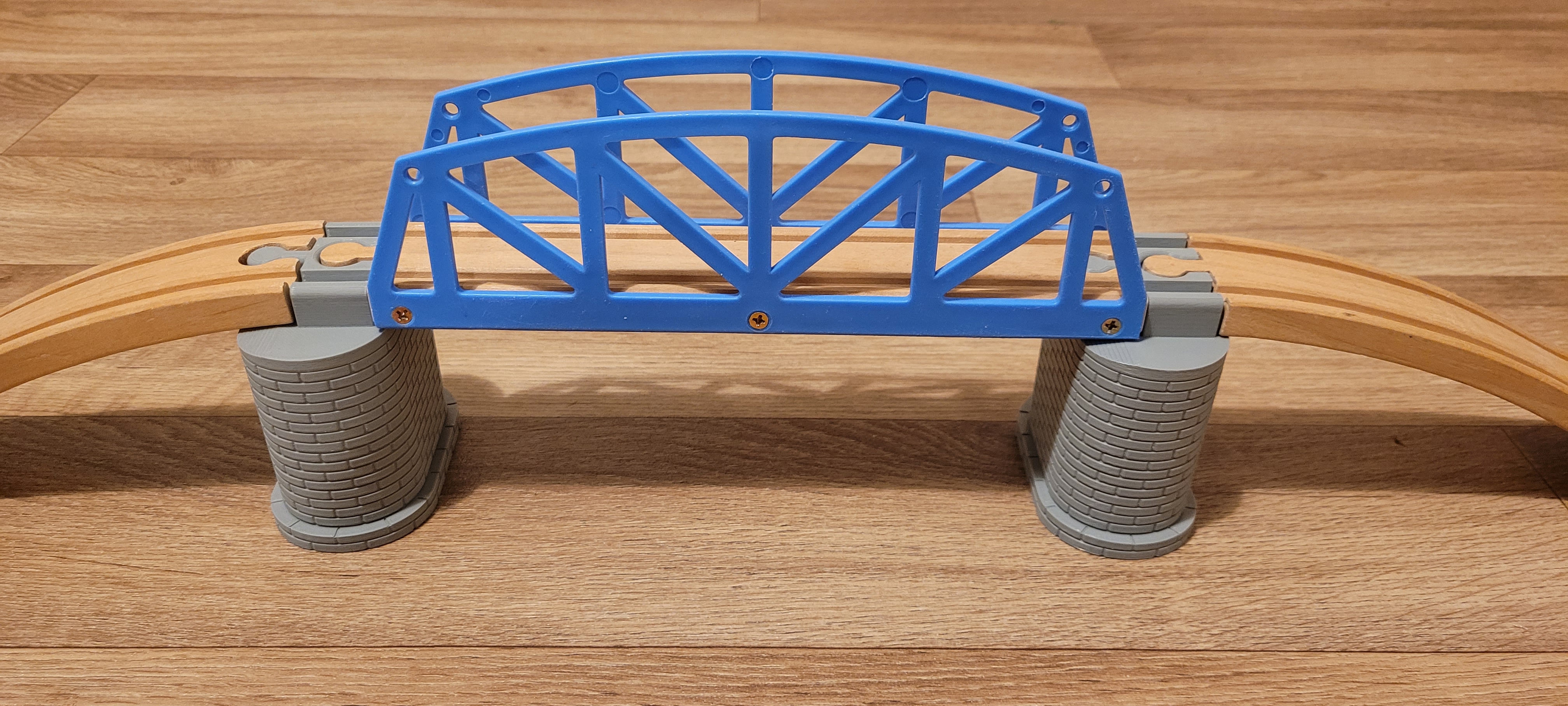 Stone bridge pillar for a wooden train - compatible with Brio, IKEA, LIDL