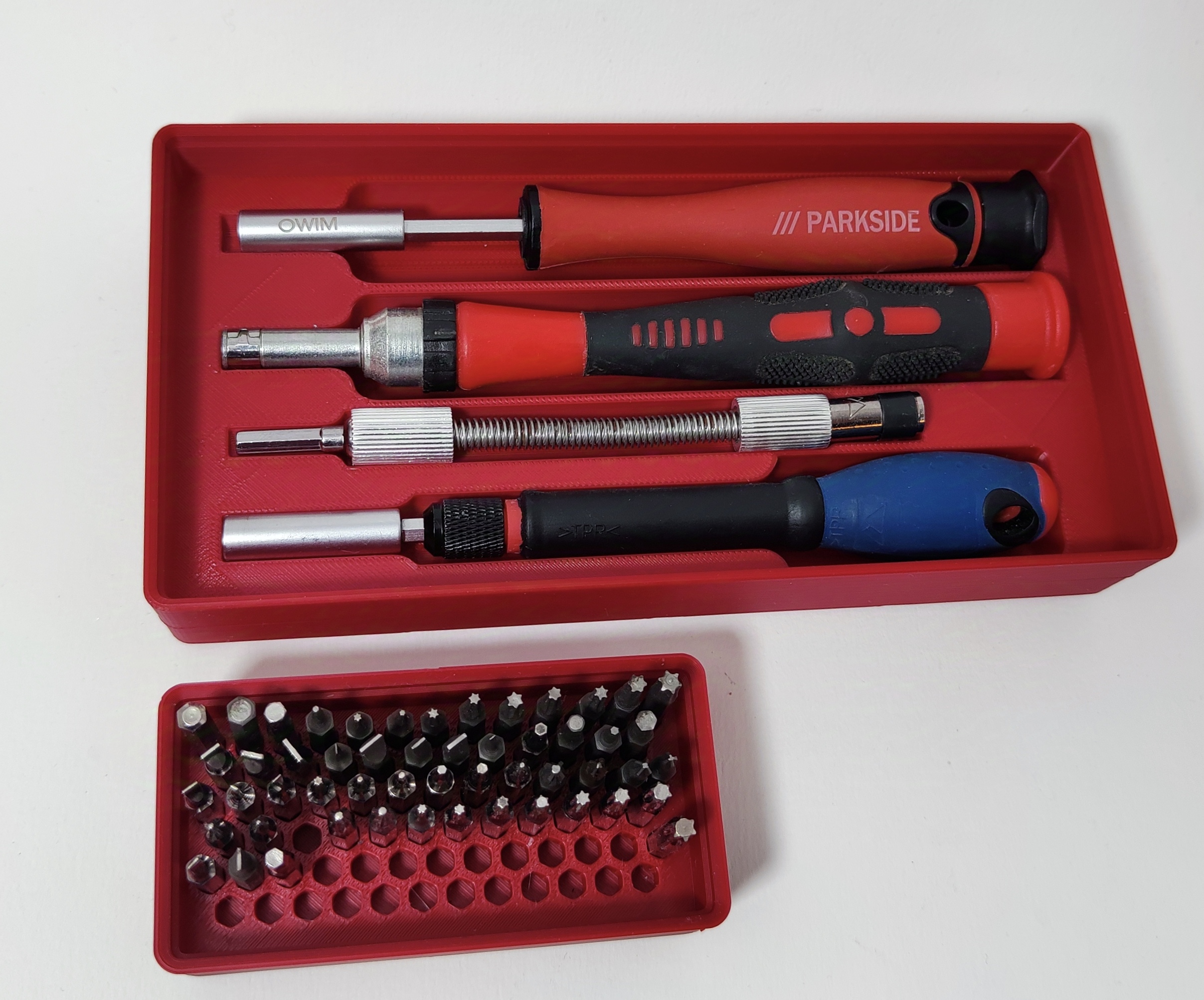Gridfinity - Parkside Owin Screwdrivers x3 (Lidl)