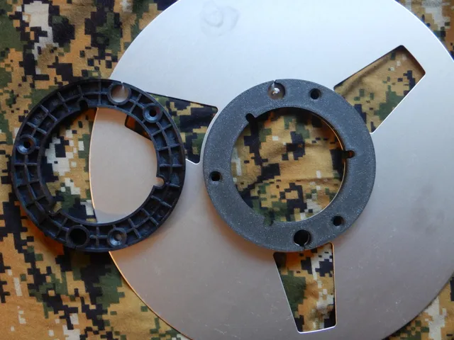 Kern für Tonbandspulen; core for tape reels of tape recorders, Ersatzteil, sparepart