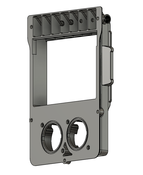 Voron Fumepack Center Wire Routing (Siboor mod)