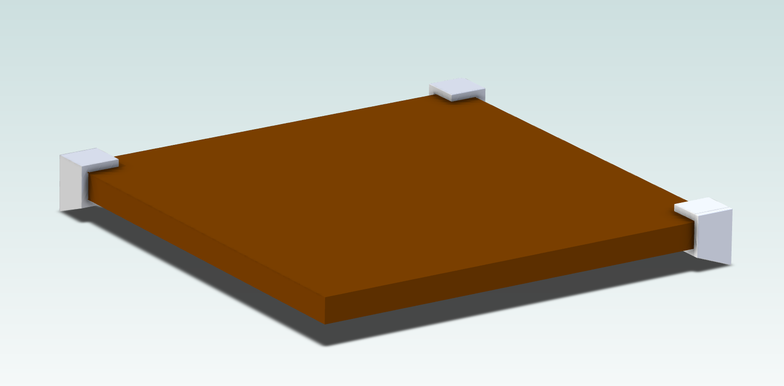Floating Corner Shelve Brackets (18mm thick shelve)