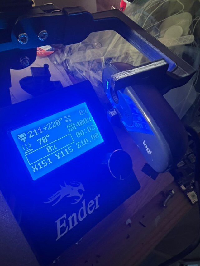 Ender 3 webcam mount for Logitech C270