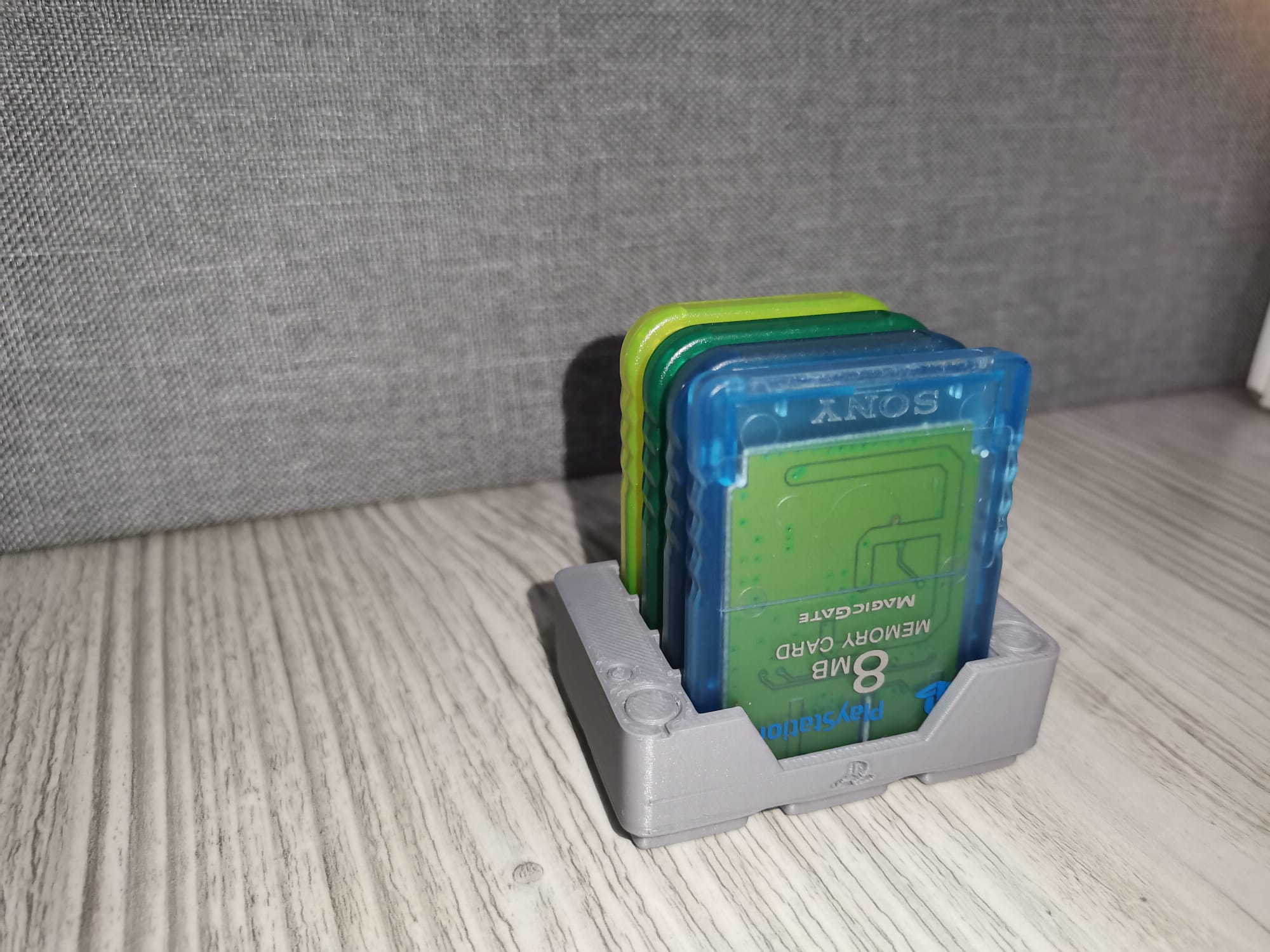 Playstation Memory Card Holder Gridfinity — miniatura 2