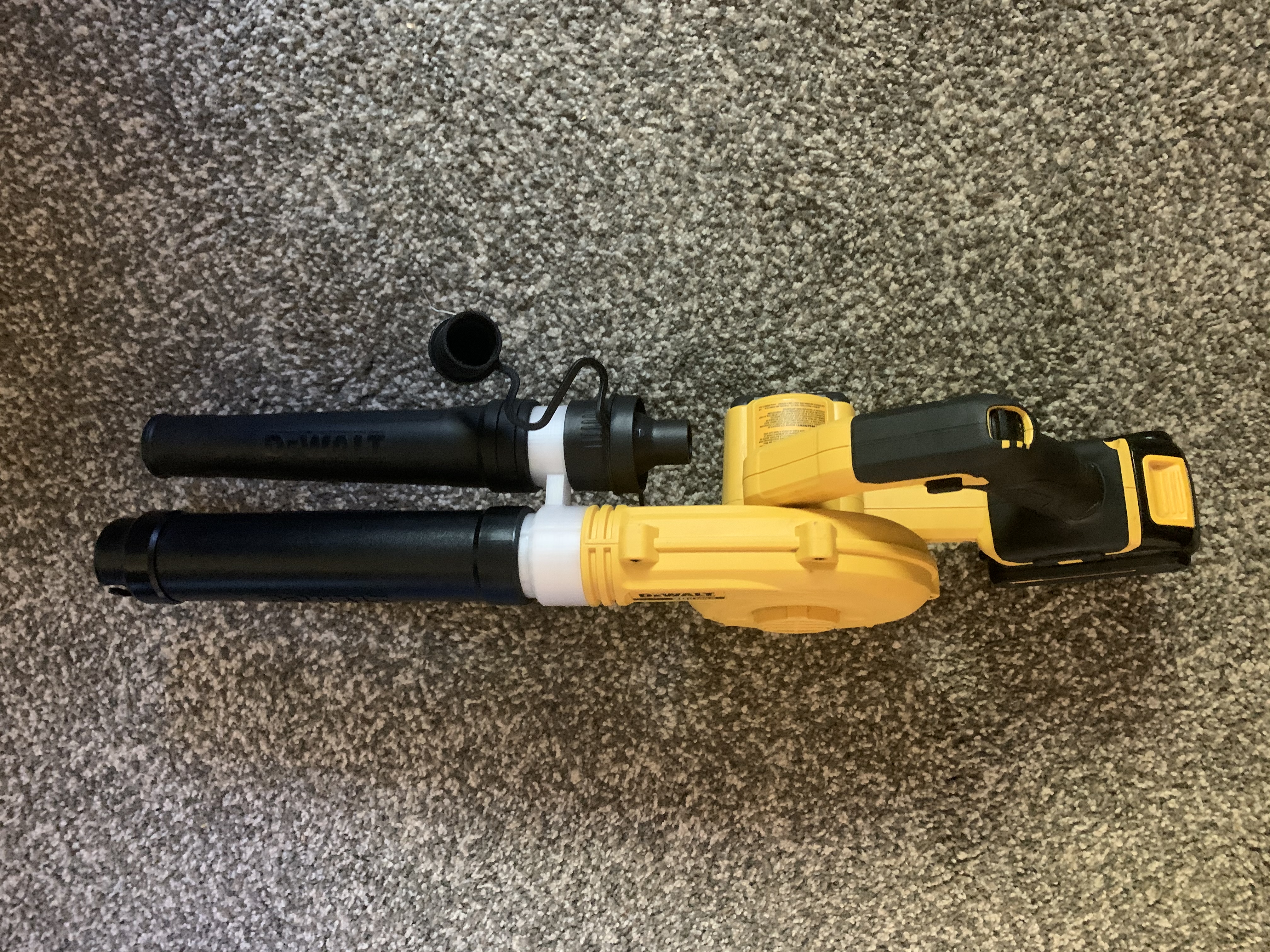 Dewalt 20V Max Compact Jobsite Blower attachment holder
