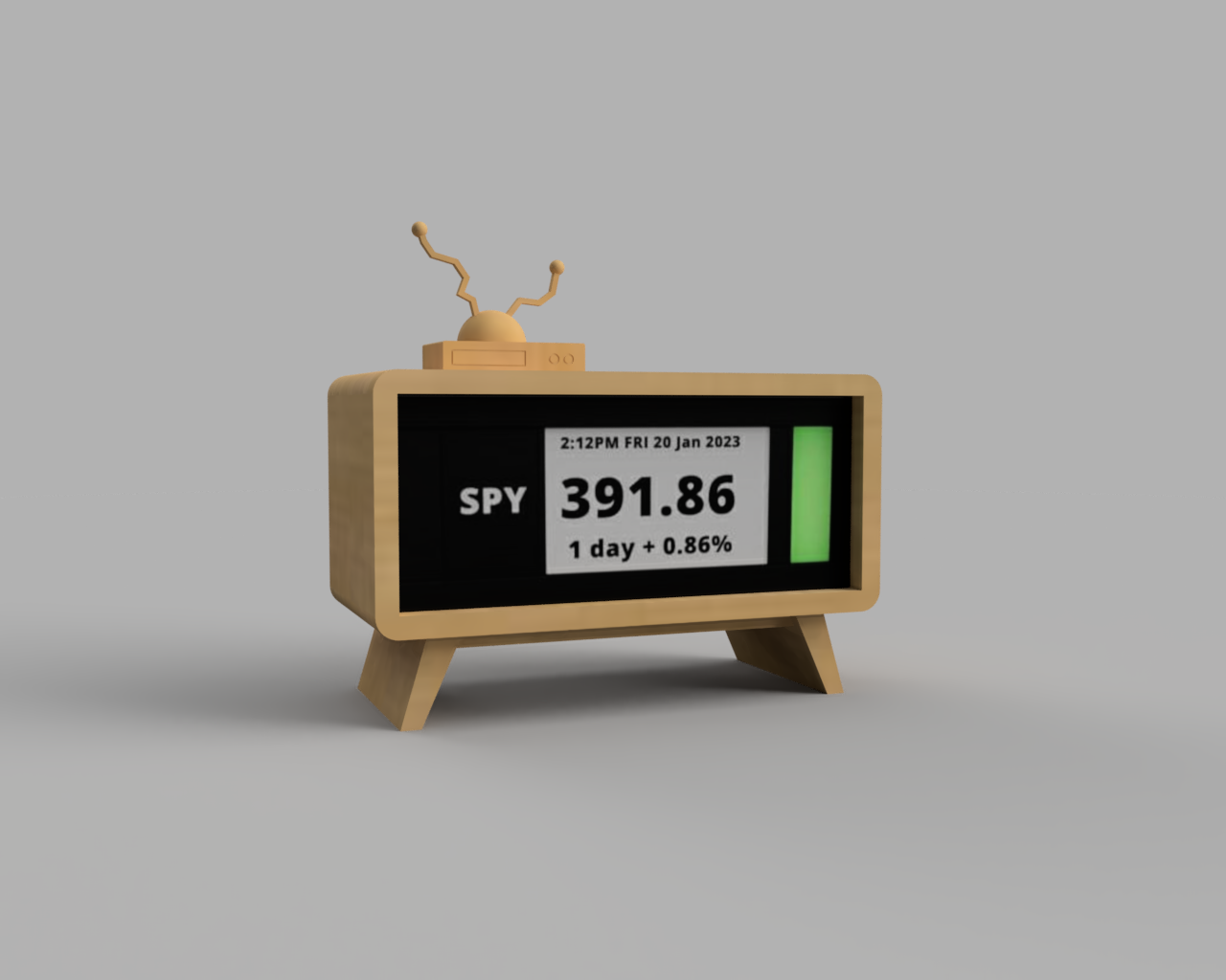 TickrMeter - Simpsons TV Stand