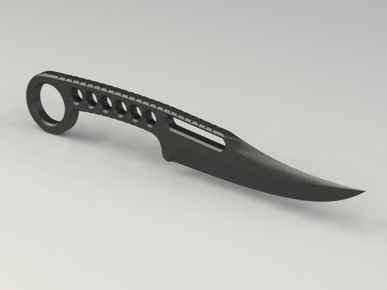 Karambit Knife 3D model thumbnail