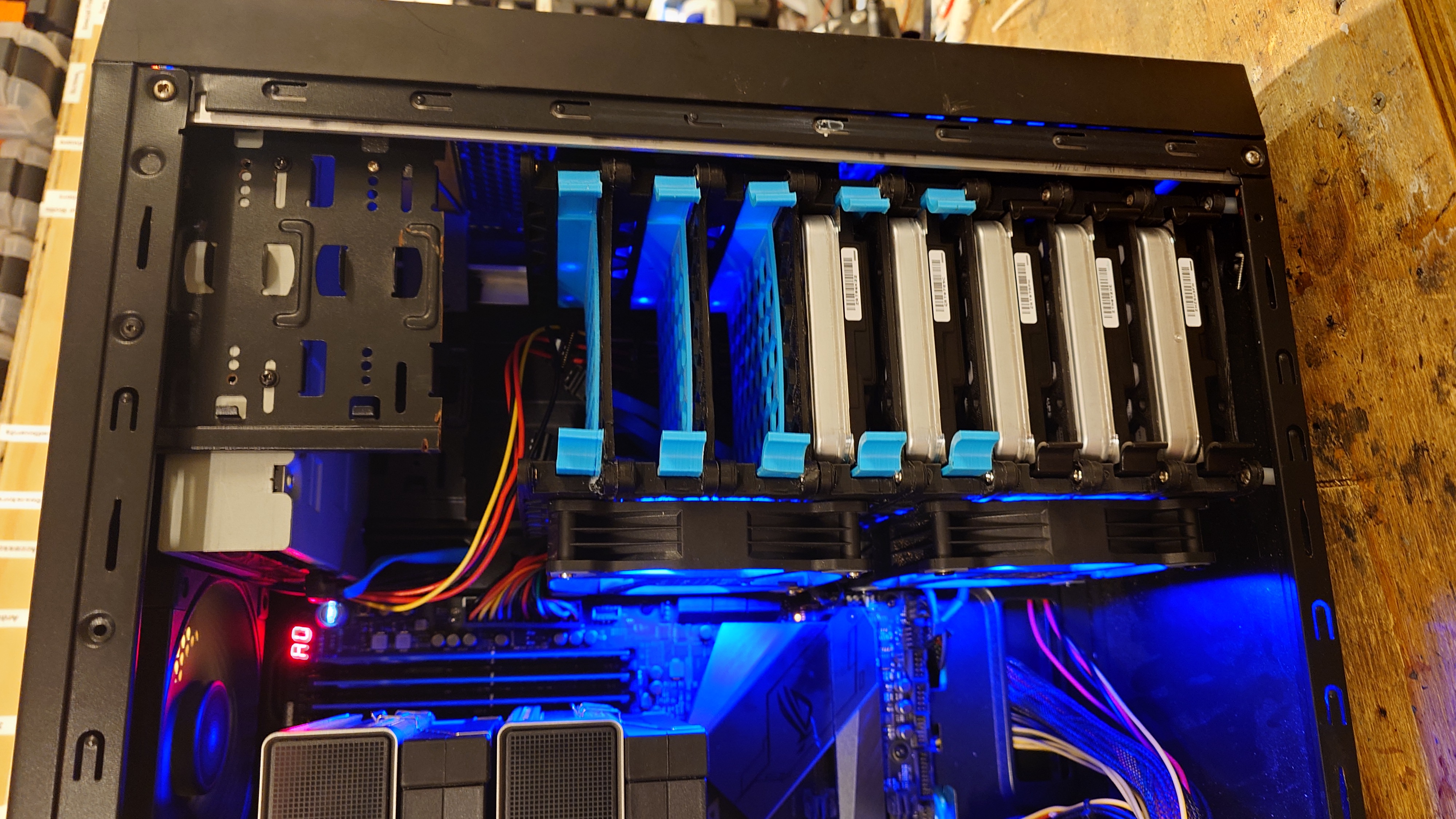 Stackable 3.5" HDD Tray with Sliding Drawers