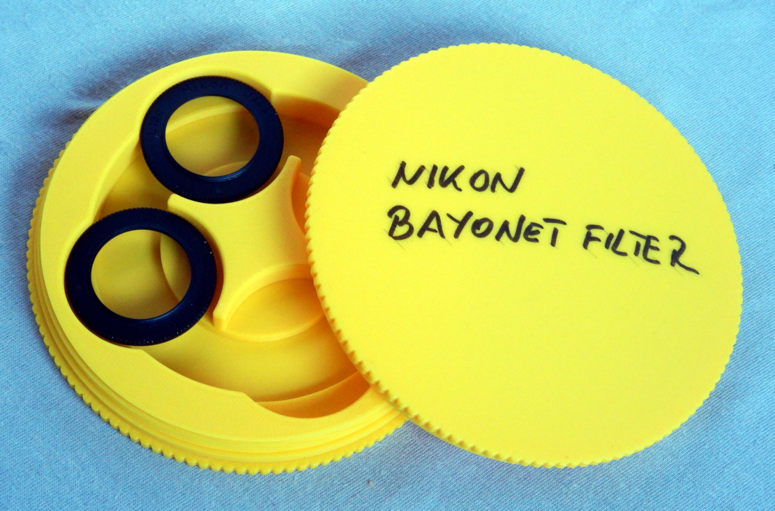 Dose Nikon Bajonett Filter; Filterbox Nikon Bayonet Filter