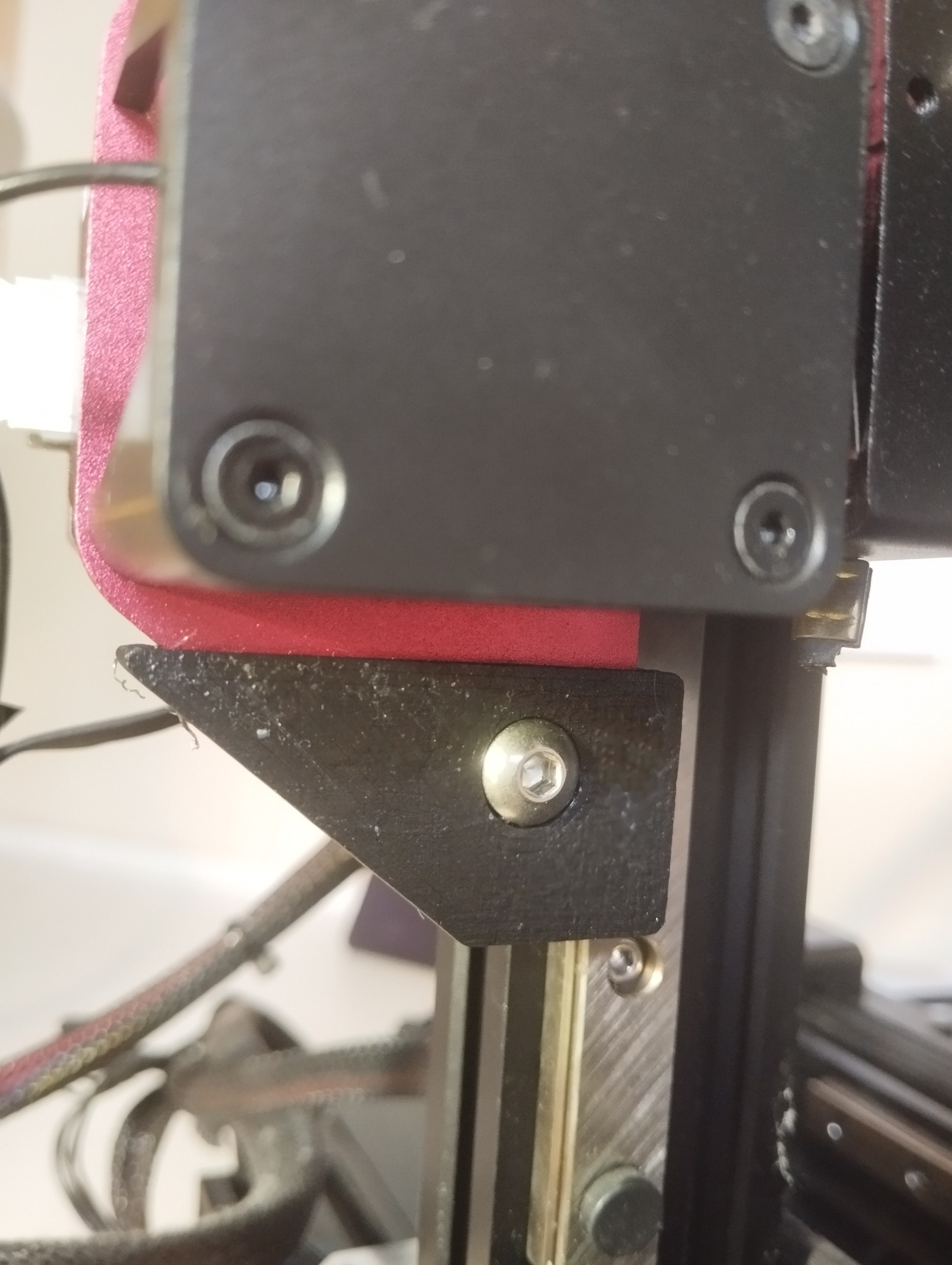Miniatura 5 do modelo 3D Ender 3v2 - limit switch holder + button