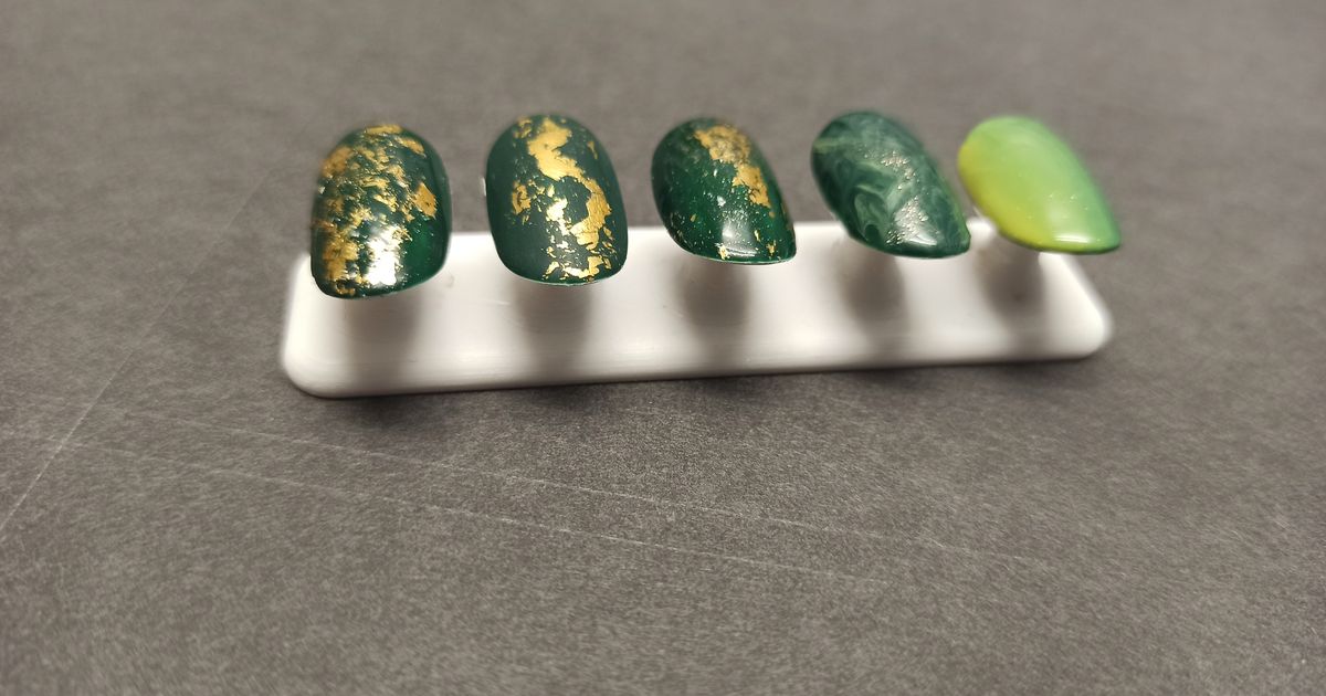 Nail Tip Display/Holder by Fercsi Download free STL model