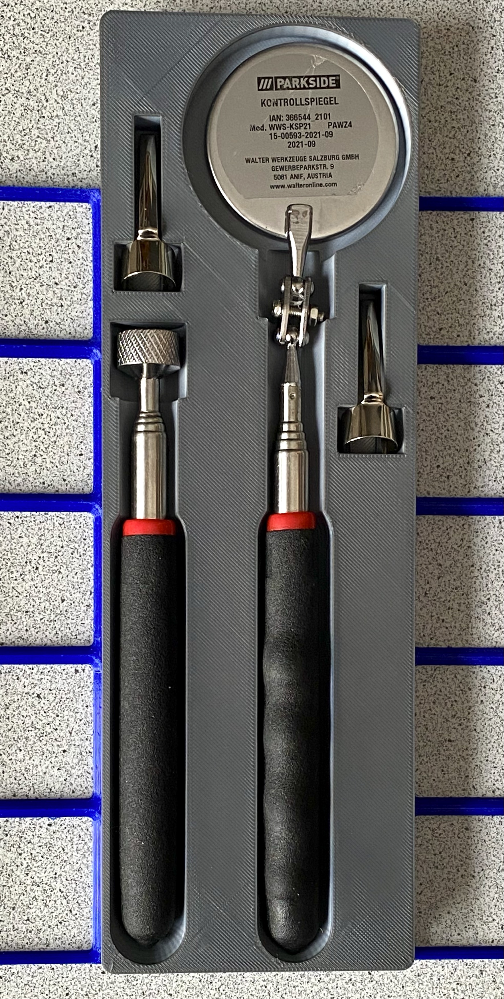 Gridfinity Tray for Magnetic Tools (Parkside, Lidl)