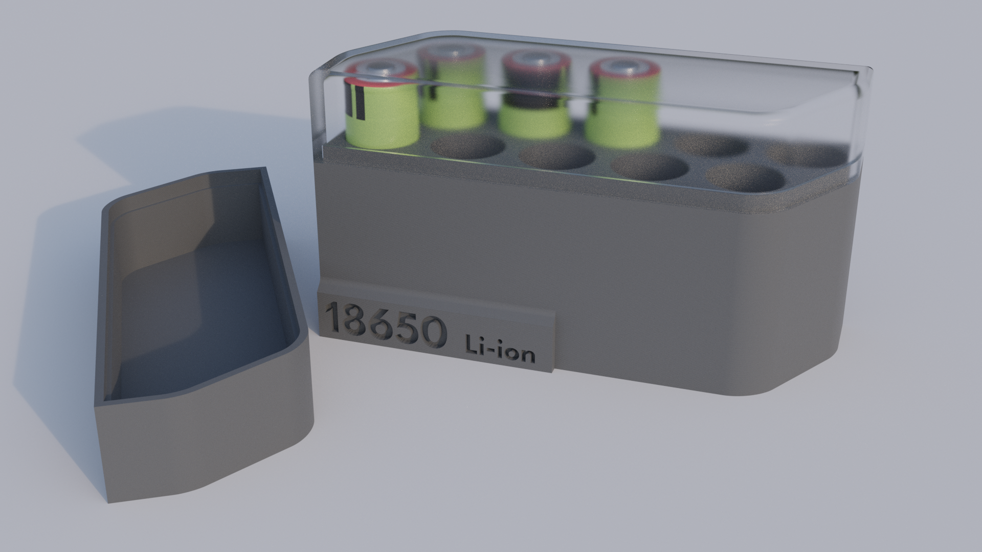 10x 18650 Battery holder/case