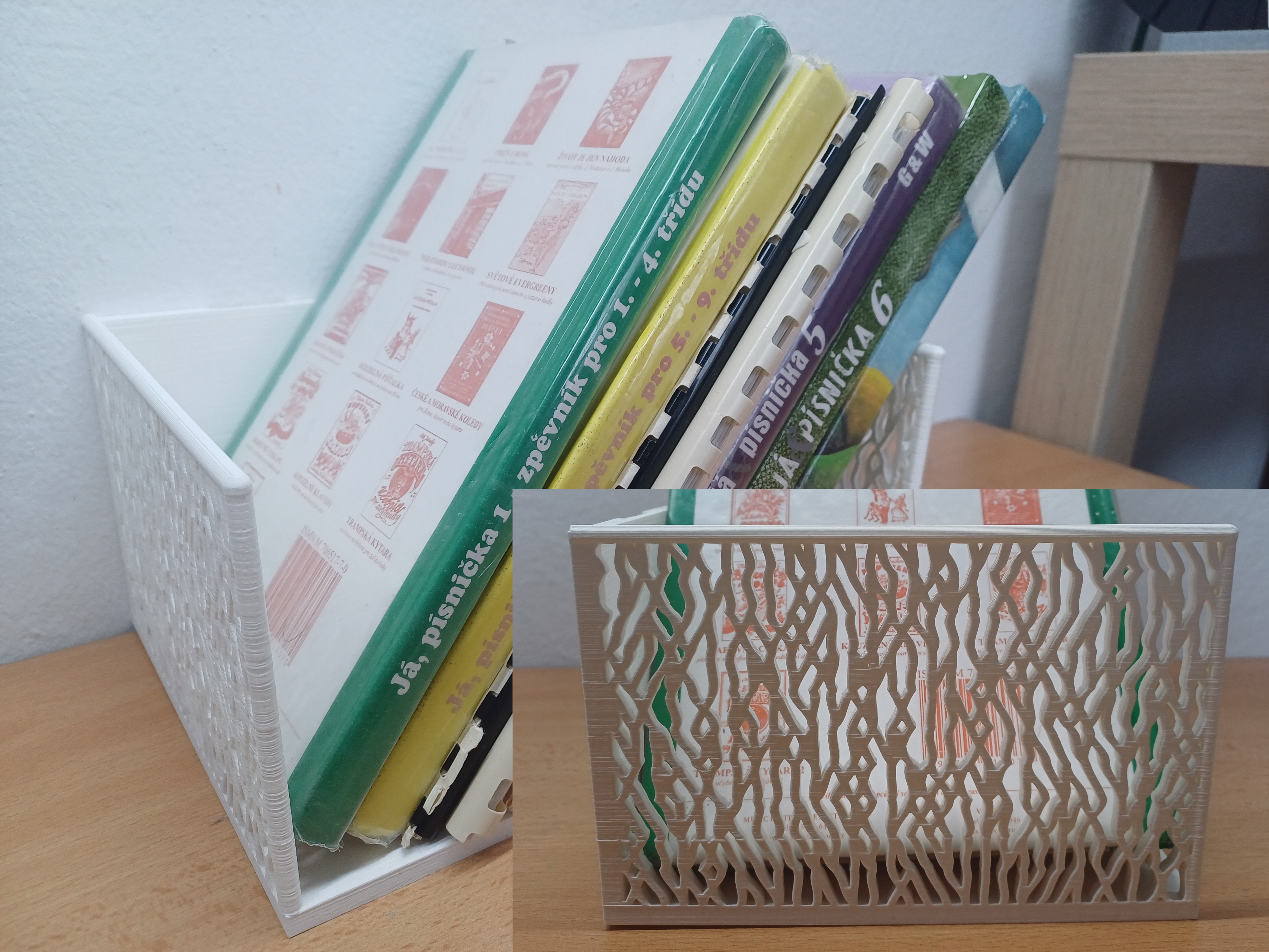 basket with random pattern