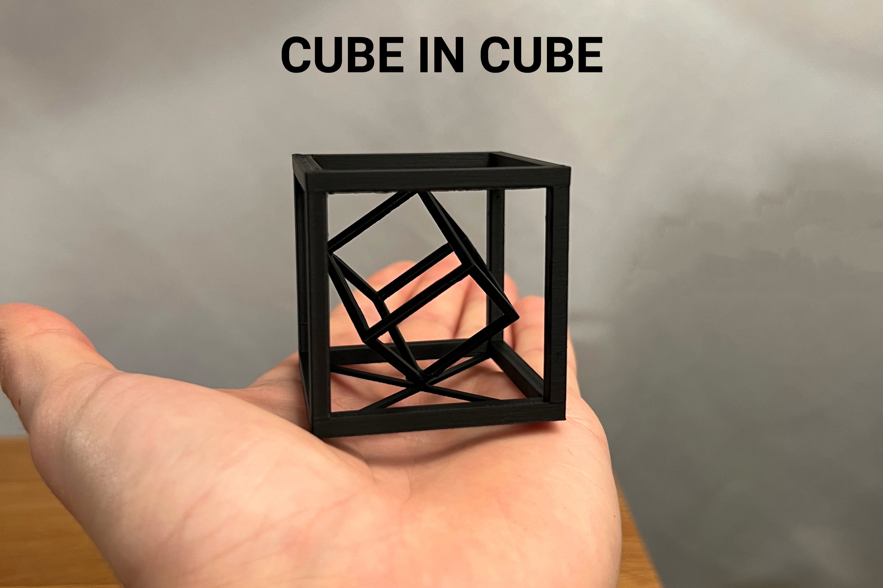 Cube in Cube Decoration