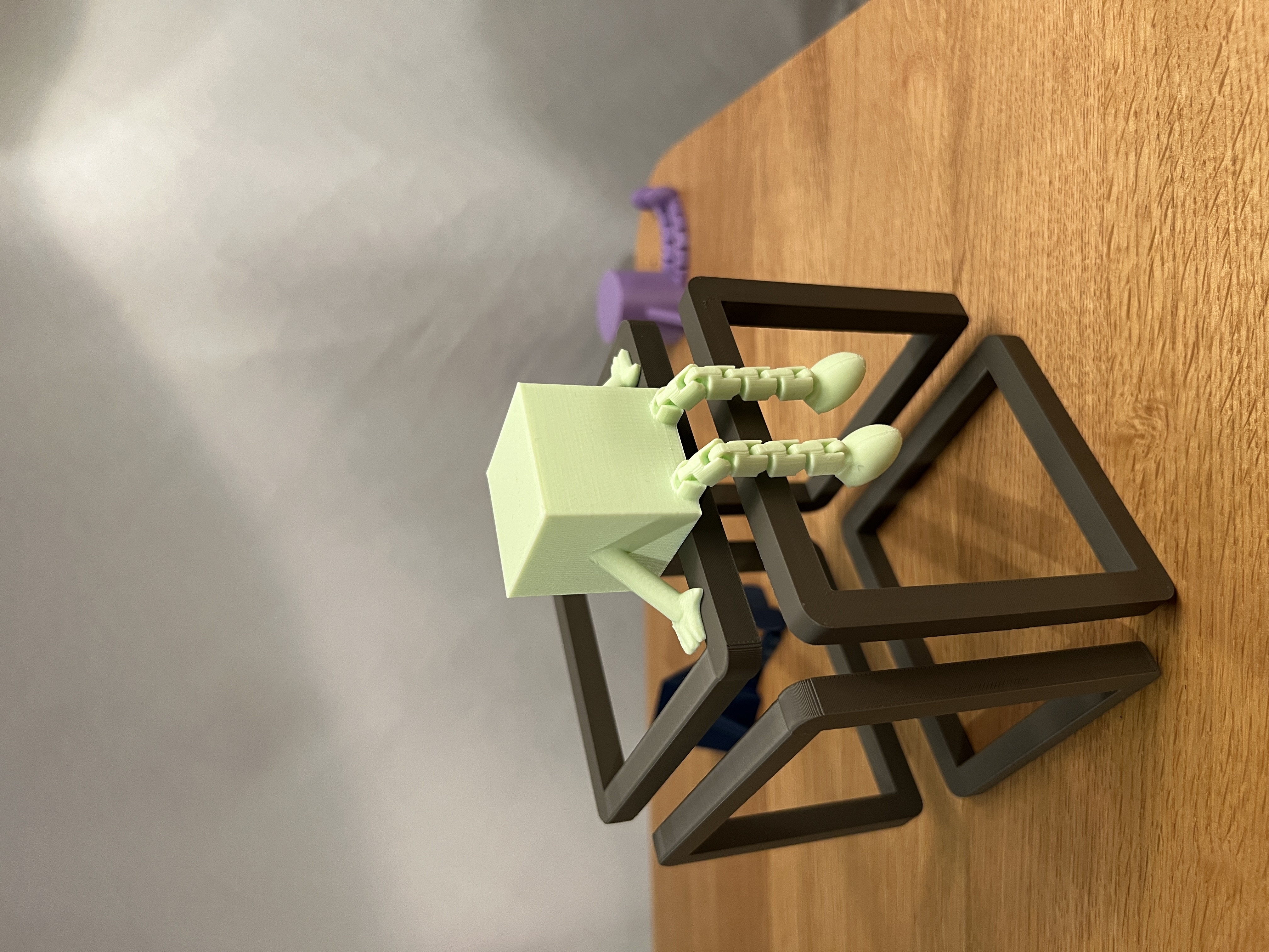 Miniatura 2 do modelo 3D Articulated Cube Buddy