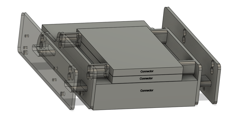 5.25" to 2x 2,5" and 3,5" adapter