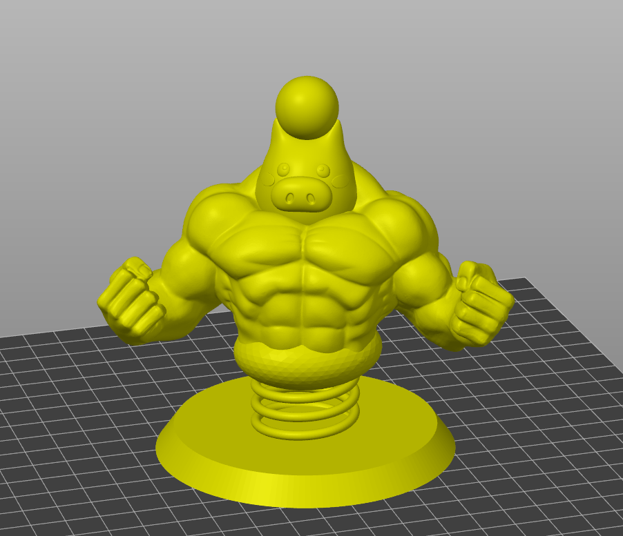 Swole Spoink by Sojualpaka | Download free STL model | Printables.com