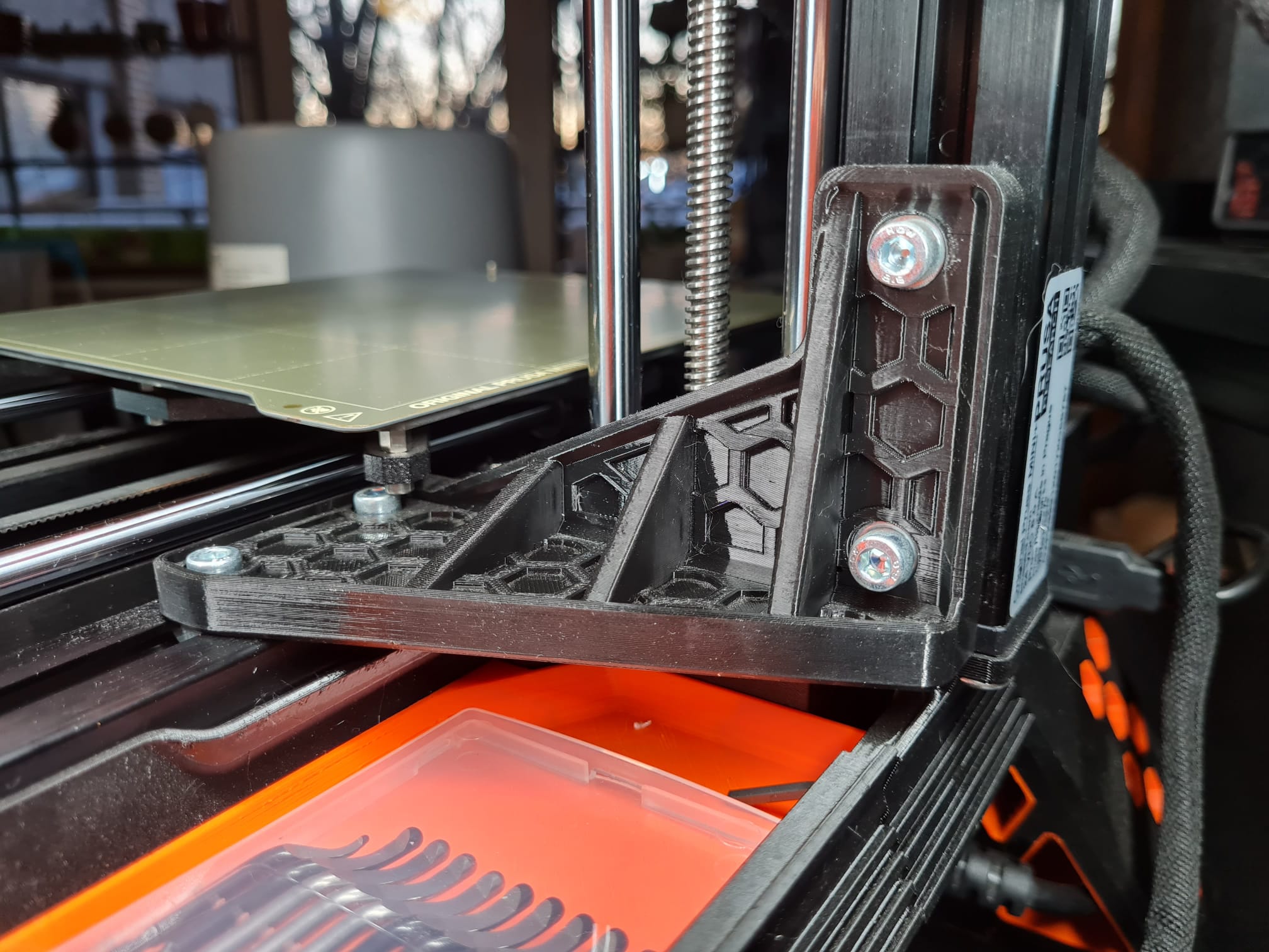 Prusa Mini Z Brace Toughened! [Remix] 3D model thumbnail