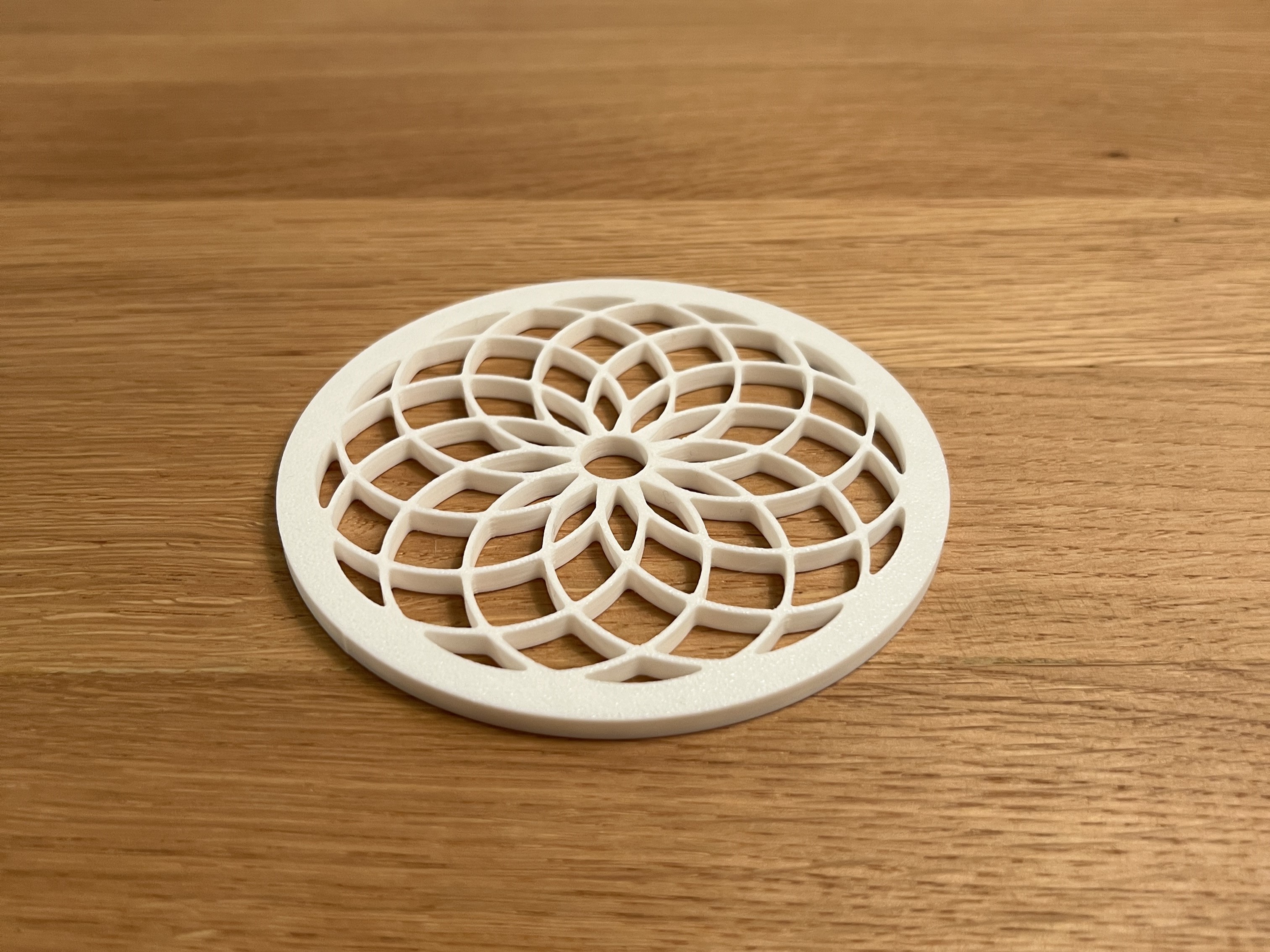 Lotus Mandala Coaster