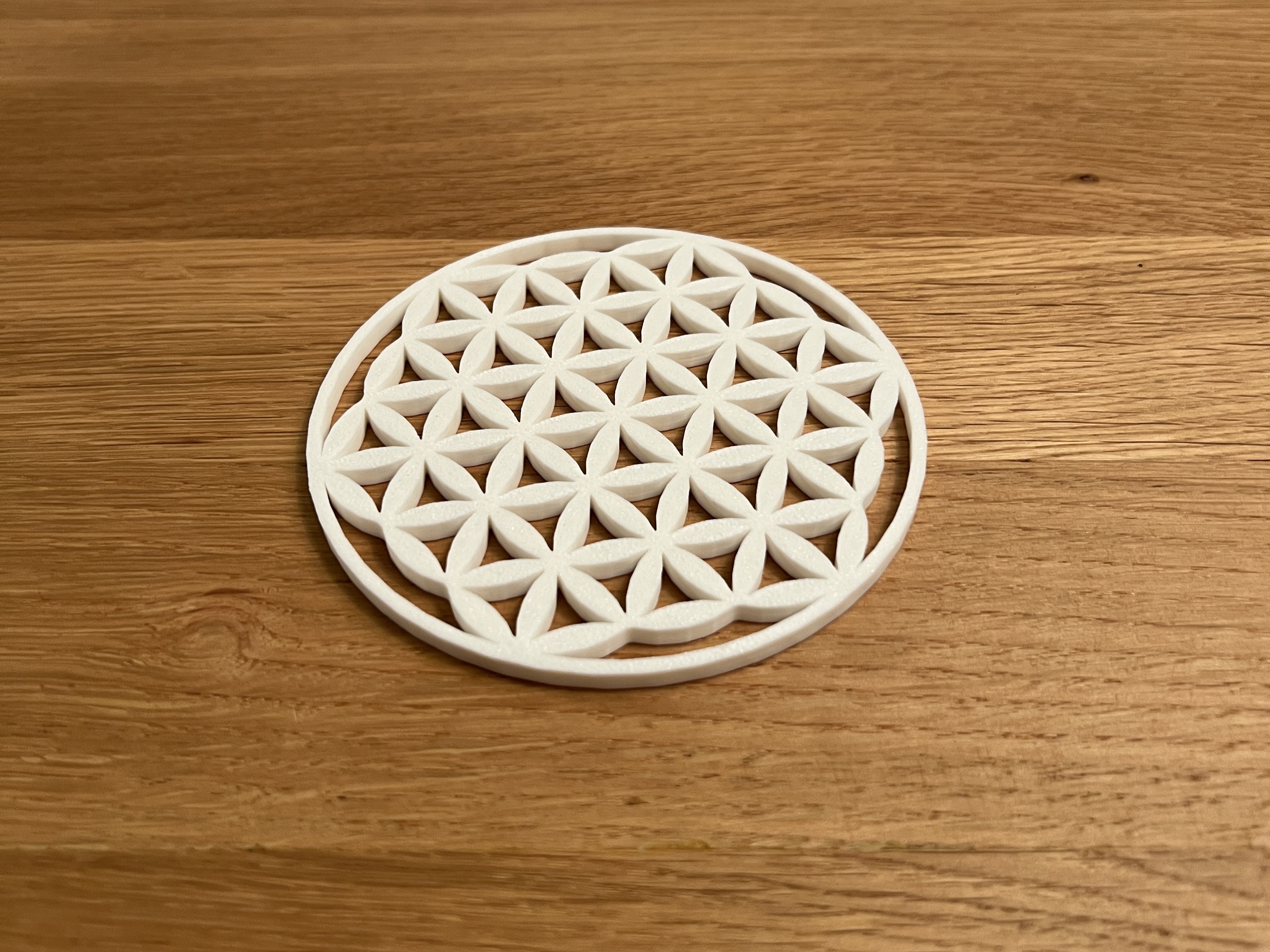 Flower of Life Coaster – Open Edge
