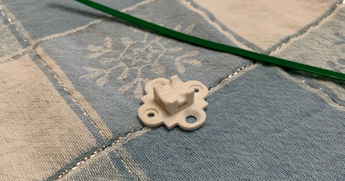 Zip Tie Fastner by t1dTom | Download free STL model | Printables.com