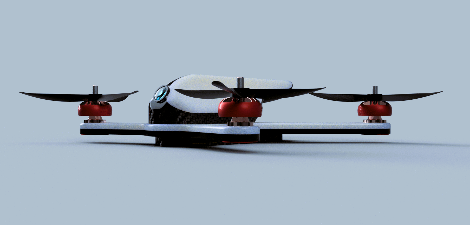 Miniatura 3 do modelo 3D Quadcopter UAV (Drone)