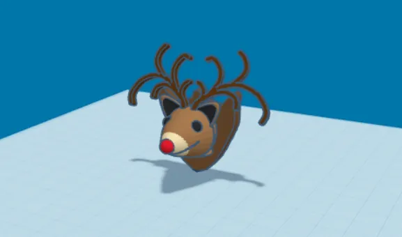 Rudolph head mount joke/ ornament by Bobojeff7 | Download free STL ...