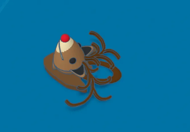 Rudolph head mount joke/ ornament by Bobojeff7 | Download free STL ...