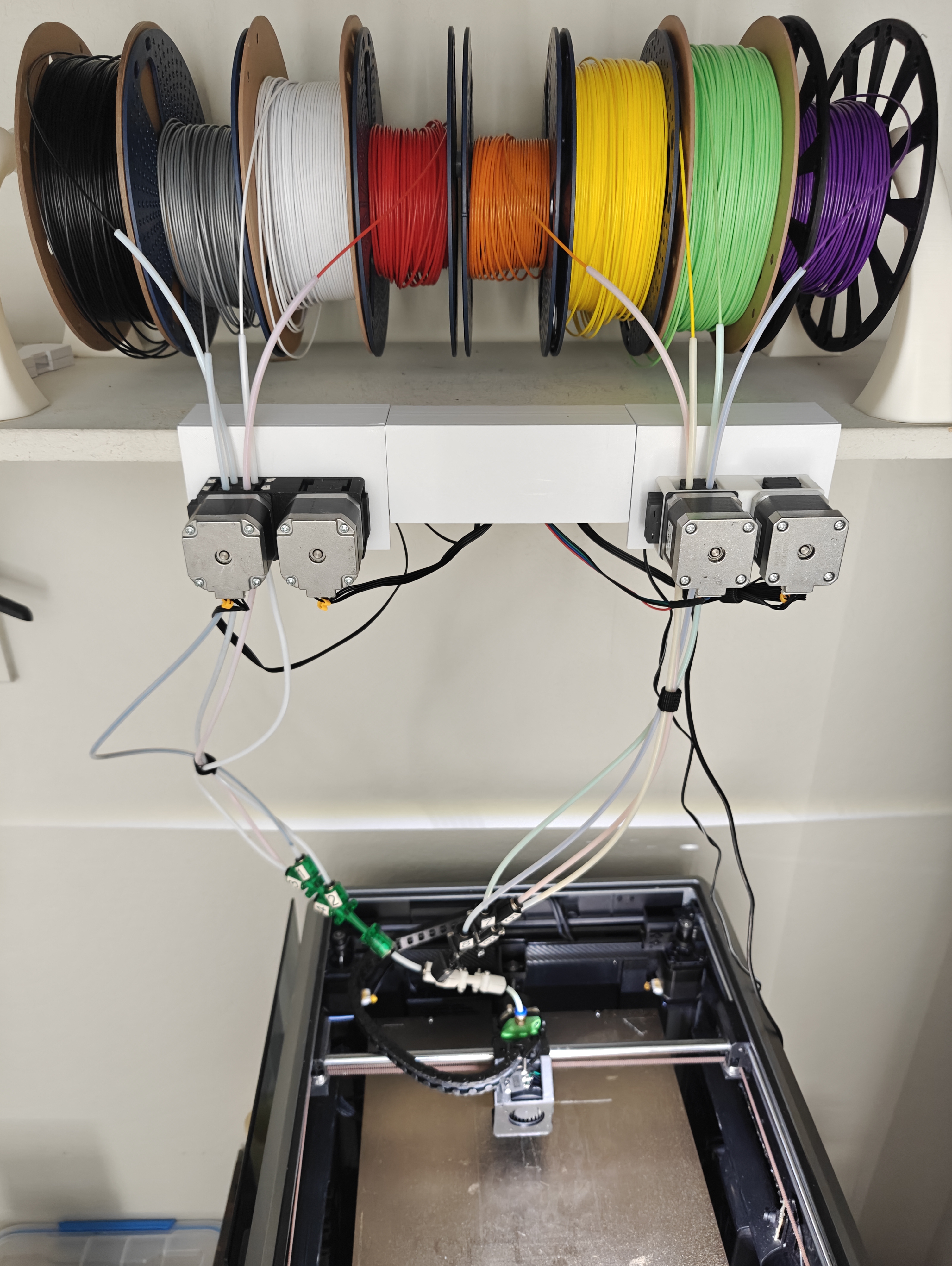 Double 3D Chameleon Mounts + Klipper Config