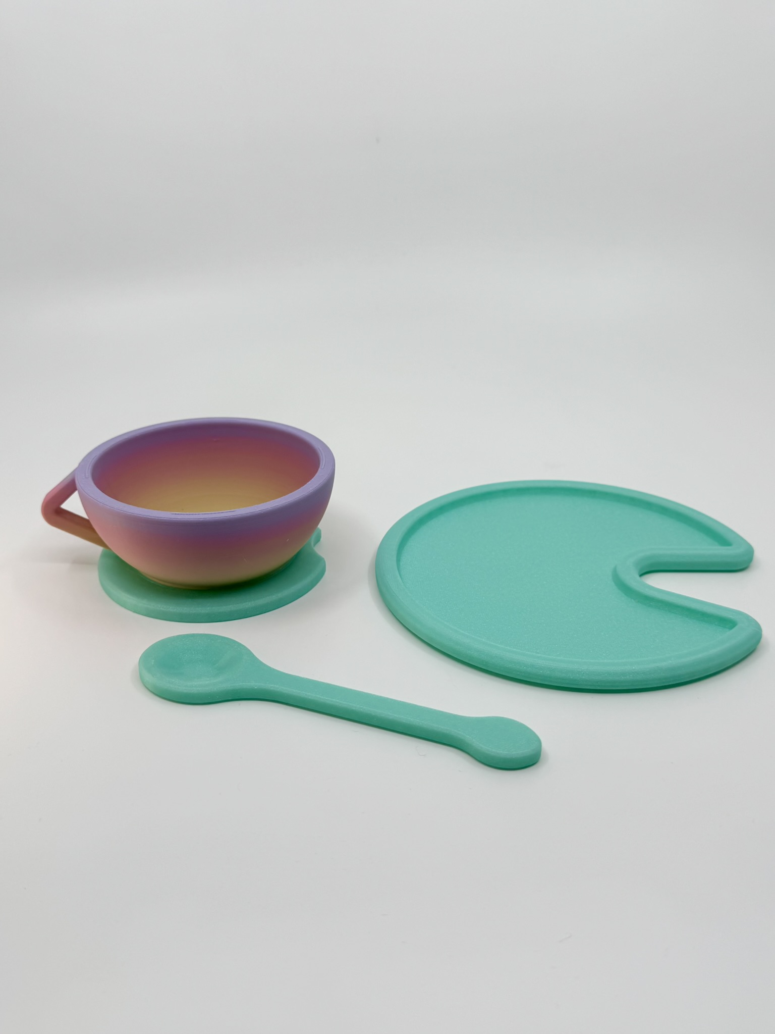 Miniatura 3 do modelo 3D Frog Pond Tea Set