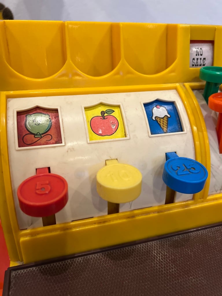 Fisher Price cash register lever