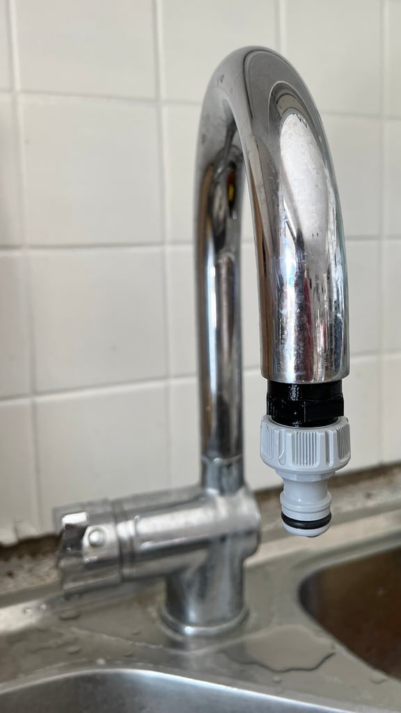 Faucet adapter M24x1 to 1/2 inch